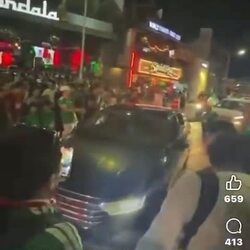 [혐오]멕시코, 월드컵 체코전 승리 축하 군중에 차량 돌진 20여명 부상