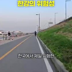 한강 자전거도로 대환장 파티