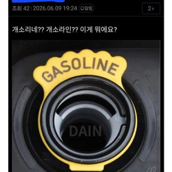 아빠 차 주유구 열어보고 당황했네