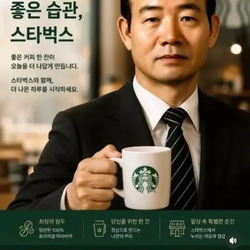 스타벅스 차기 모델 결정됐네요