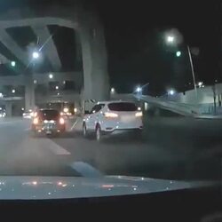 경적 울렸다고 갑자기 내리는 앞차