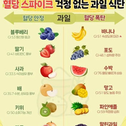 혈당 스파이크 걱정 없는 과일 식단
