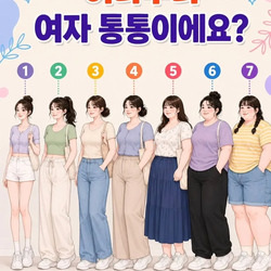 남녀 확연히 갈린다는 여자 통통의 기준