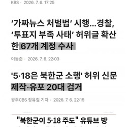 오늘부터 속속 검거되고 있는 그들