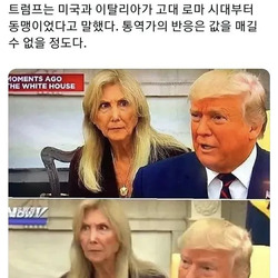 극한직업 트럼프 통역사..ㅋㅋ