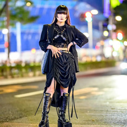 일본 하라주쿠 스트릿 패션.