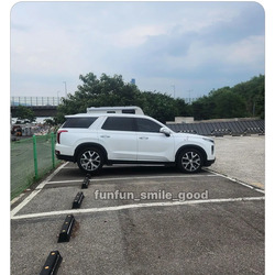어느 초등학교앞 여사님의 행위예술