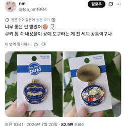 전 세계 국룰 : 쿠키 통 안에는 쿠키가 없다.twt