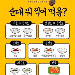 순대 뭐 찍어드세요?
