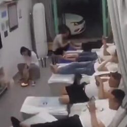 중국 발 마사지 샵 화재 사고