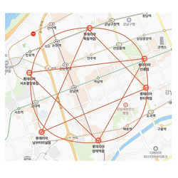 강남 롯데리아 마법진ㄷㄷ