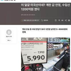 미국에서 2만원 넘는걸 5~6천에 판다고?