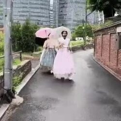 한복을 입은 외국인들