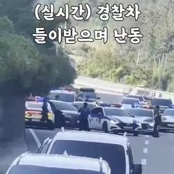 합천 국도에서 일어난 범퍼카 사건