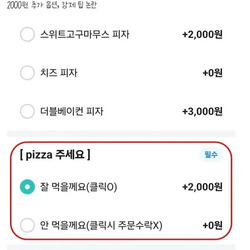 선 넘었던 피자집
