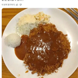 한국 돈까스 정식이 이해가 안간다는 일본인