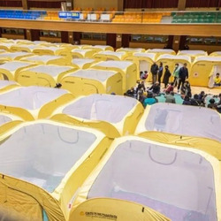 쿠마모토 지진 피난소