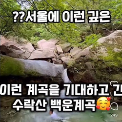 수락산 계곡 갔다가 개빡친 여성.jpg