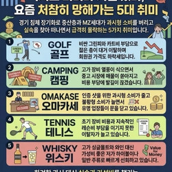 요즘 처참히 망해가는 5대취미