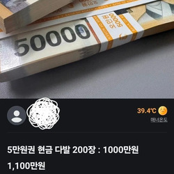 당근 현금 매물 ㄷㄷㄷ