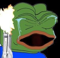 슬픈개구리 sadfrog 총 발사 눈물