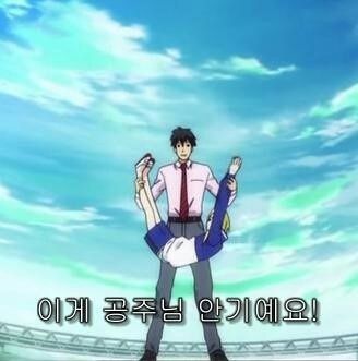 이게 공주님 안기예요 공주 안기 병맛