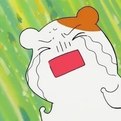 눈물 흘리는 햄토리 햄스터 귀여운 캐리턱 만화