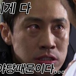 분노 눈빛 야당때문이다 이게 다 야당 때문이다 정치 새누리 자유당 바른정당 쓰레기 패러디