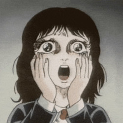 놀람 깜놀 충격 여자 만화 깜짝 놀라는모습