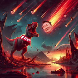 운석열 윤석열 담화 국민의힘 공룡 멸종 멸망 운석